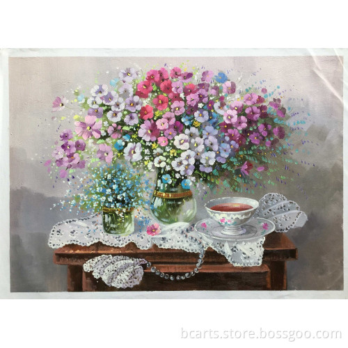 High-end elegant handpainted modern household decorates hall wall art canvas oil painting